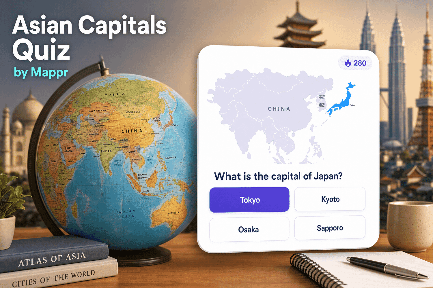 Asian Capitals Quiz