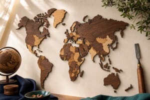 Best Wooden World Maps: 9 Picks Compared — Mappr.co buying guide hero