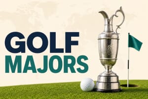 Golf major championships by country, all-time