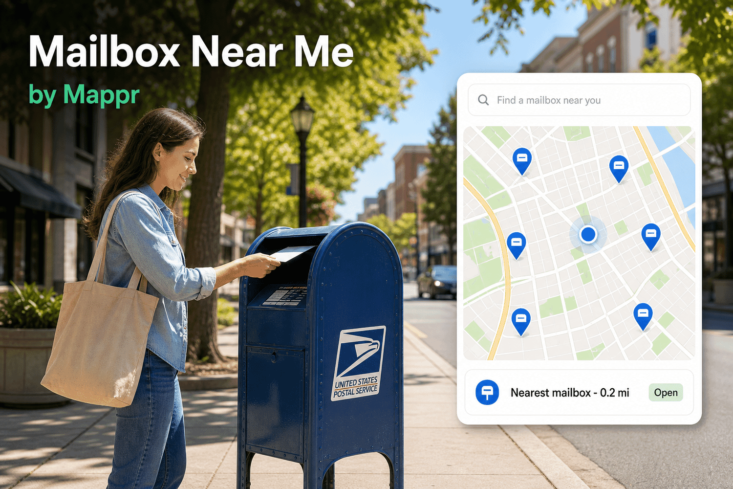 US Mailbox Near Me: Find USPS Blue Boxes & Pickup Times