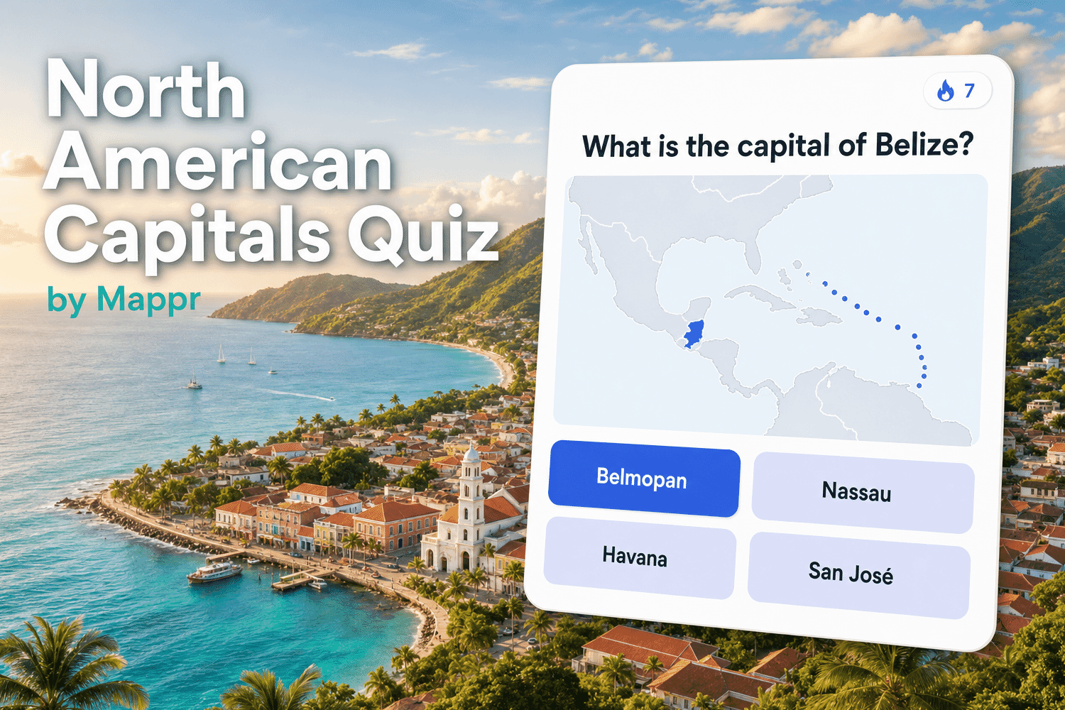 North American Capitals Quiz
