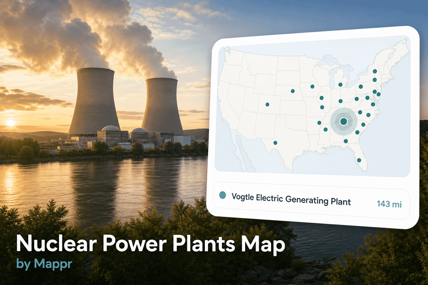 US Nuclear Power Plants Map: How Close Do You Live to One?