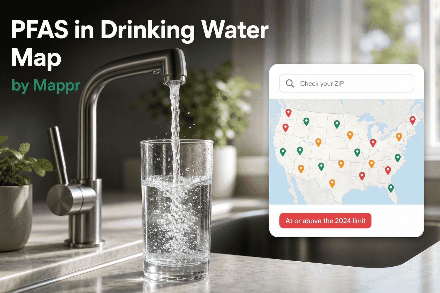 PFAS in Drinking Water Map: Check Your Water by ZIP Code