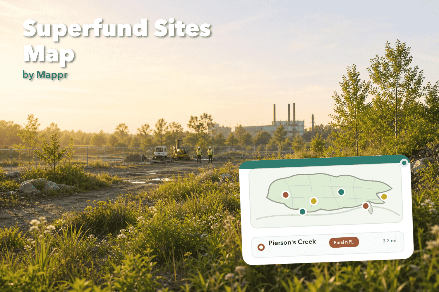 U.S. Superfund Sites Map