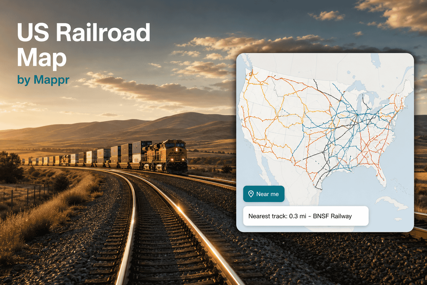 US Railroad Map
