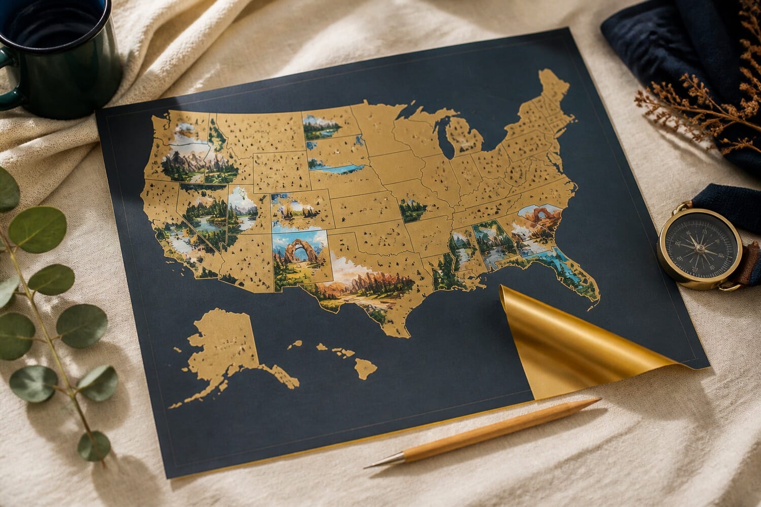 Best National Parks Scratch Off Maps: 9 Picks Compared