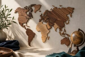 Best Wooden World Maps: 9 Picks Compared — Mappr.co buying guide hero