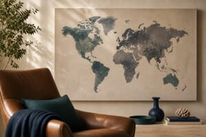Best World Map Canvas: 9 Picks Compared — Mappr.co buying guide hero