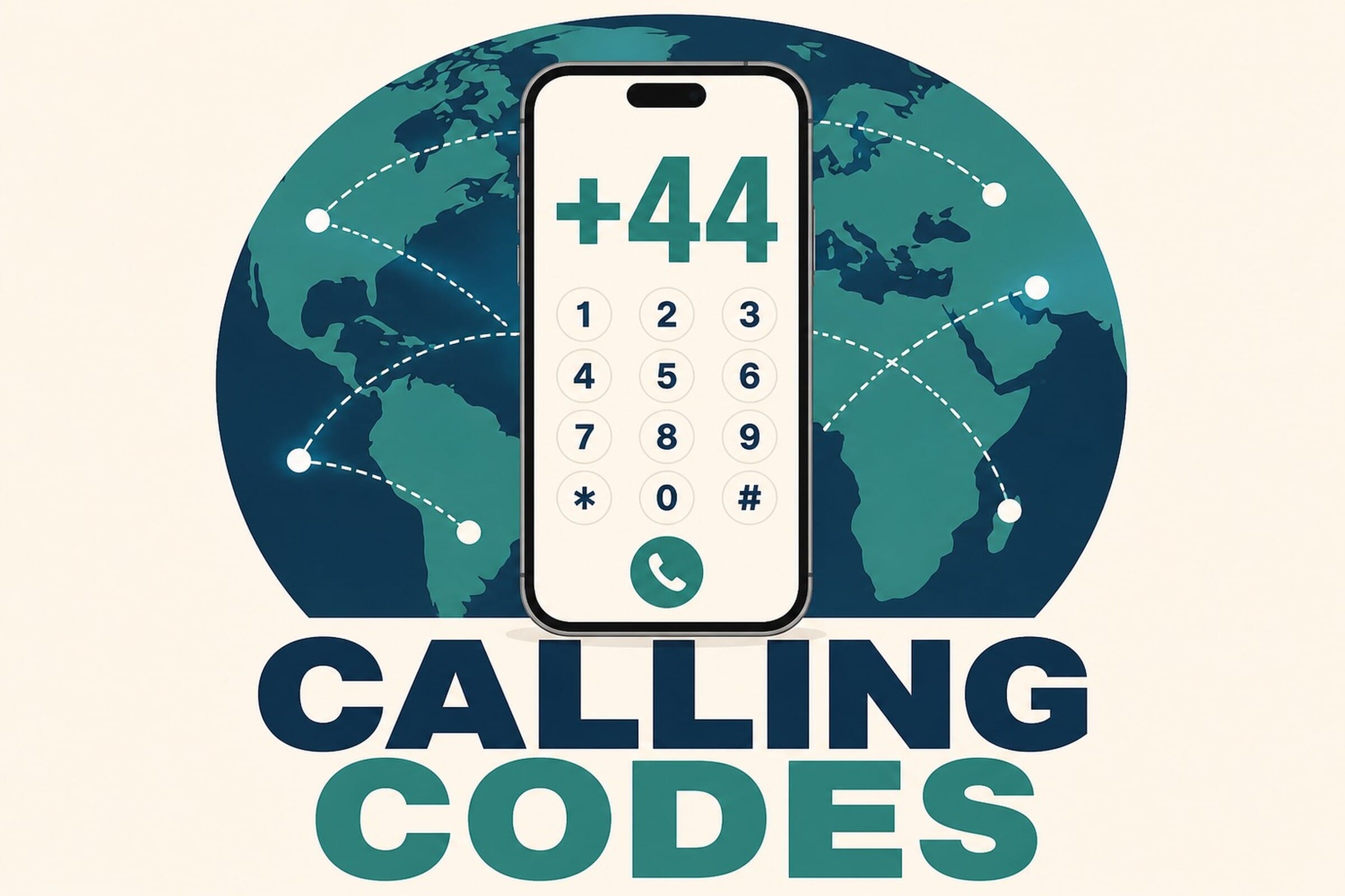 The World’s Country Calling Codes, Mapped