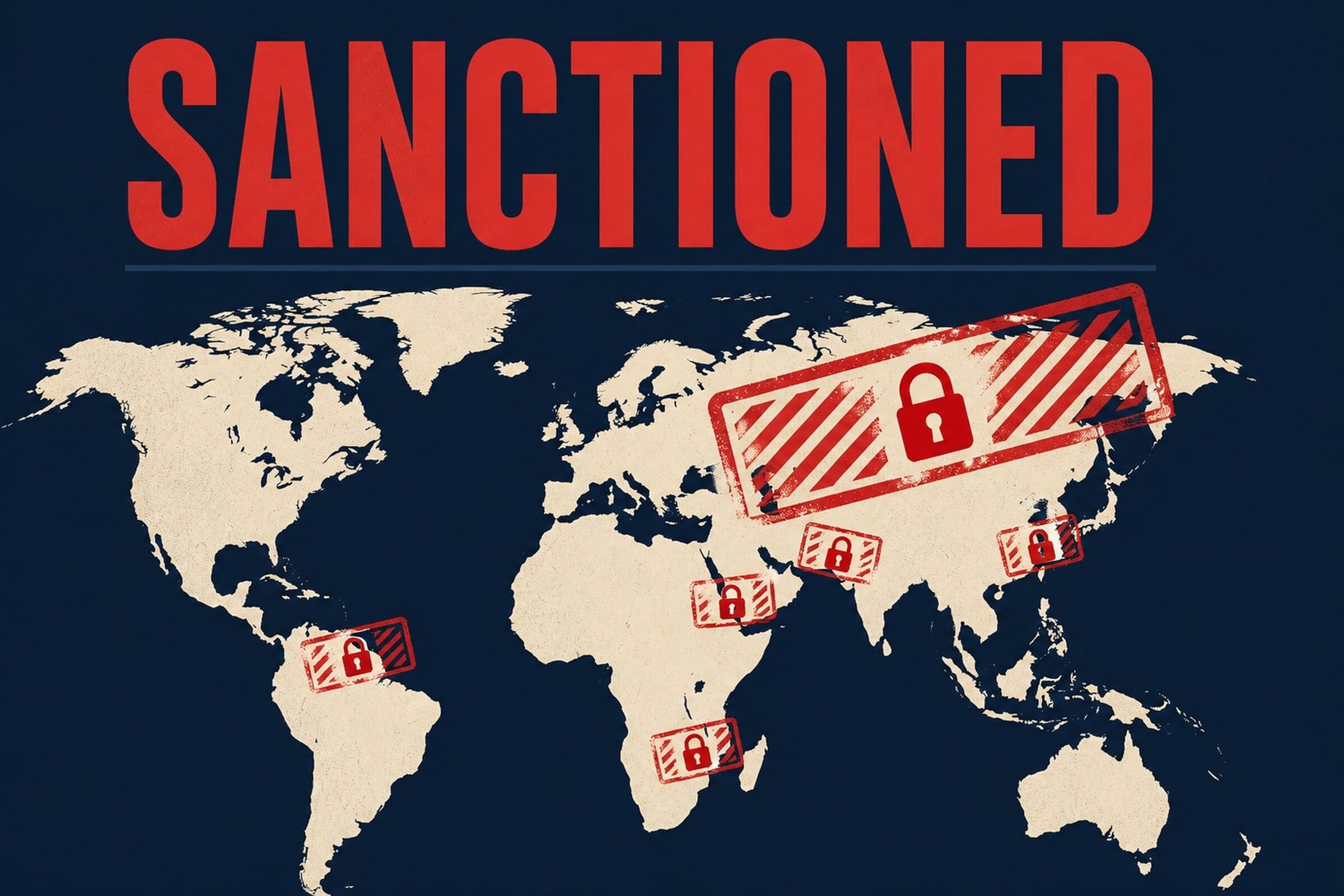 Sanctions by Country (2026): The World’s Most-Sanctioned Nations, Mapped