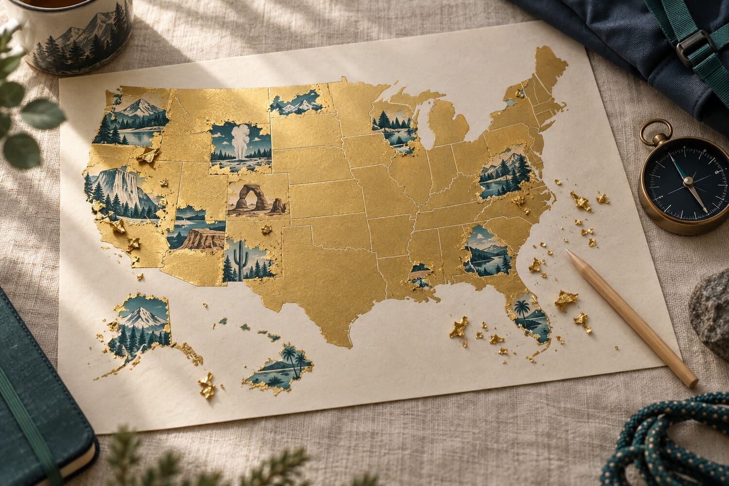 Best National Parks Scratch Off Maps: 9 Picks Compared