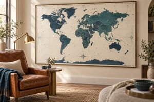 Best World Map Wall Art: 11 Picks Compared — Mappr.co buying guide hero