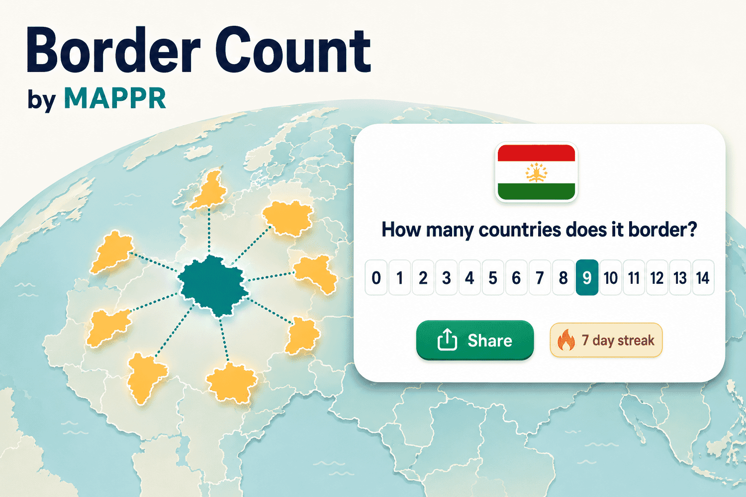 Border Count Game