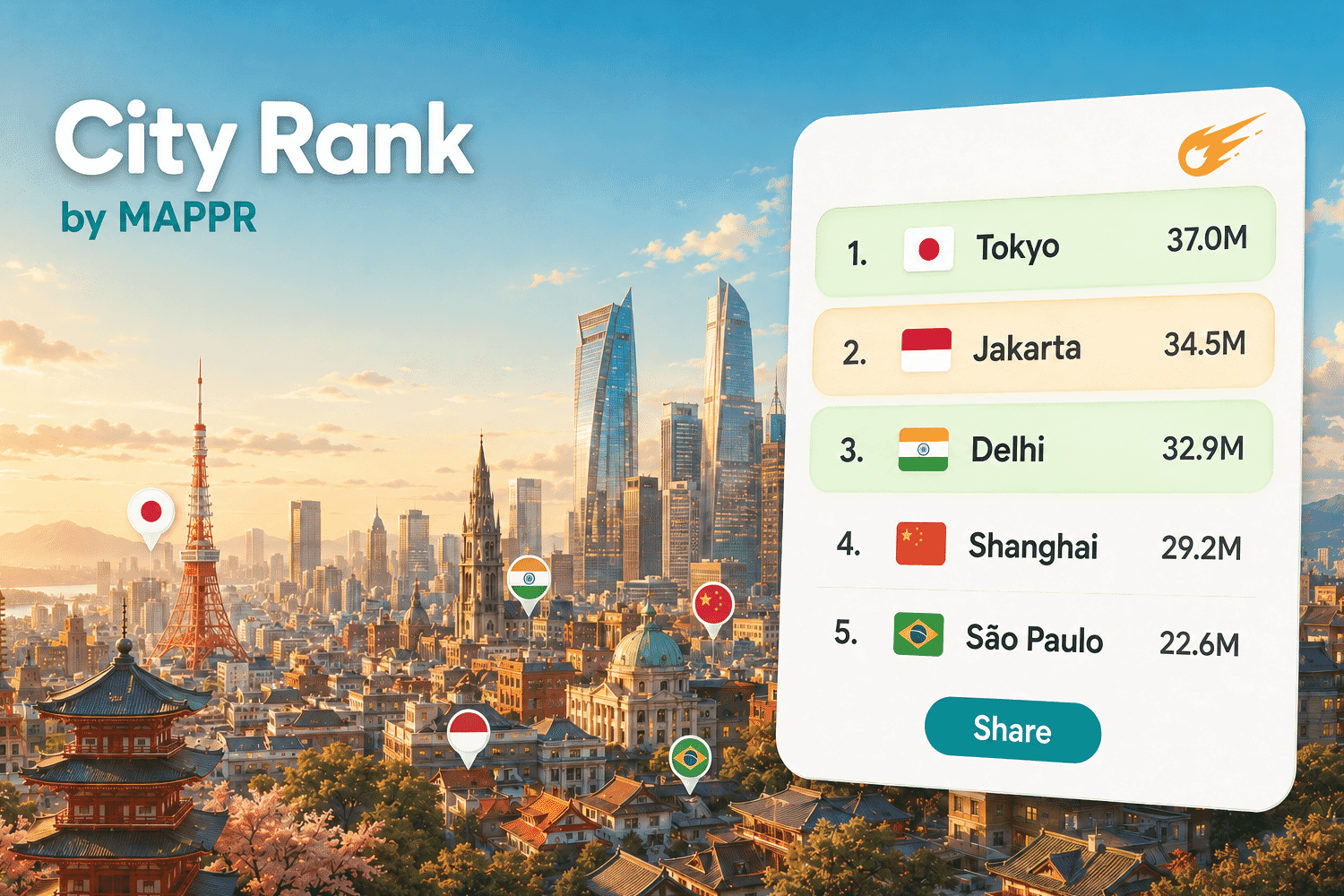 City Rank Game