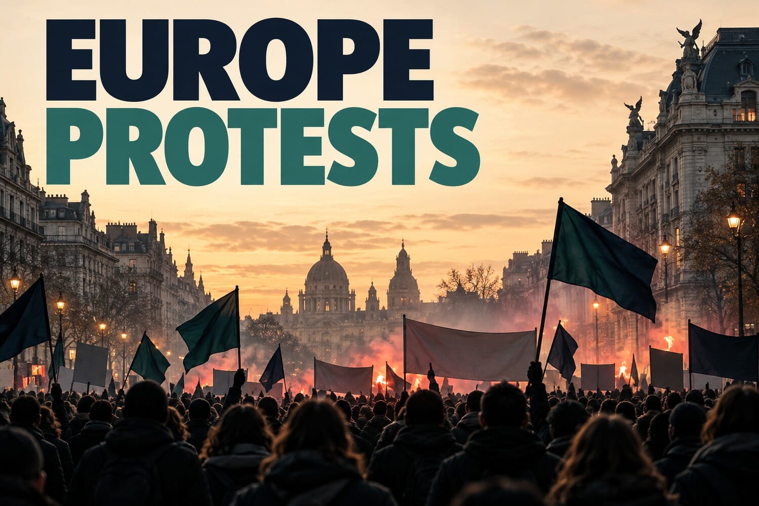 Mapped: The Protest Wave Sweeping Europe, Country by Country (Updated)