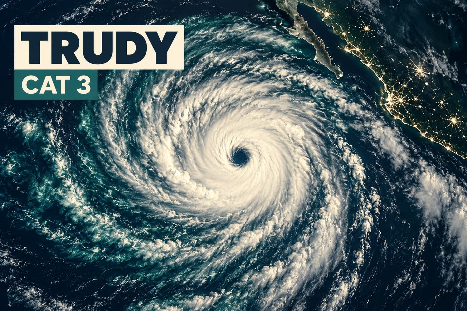 Hurricane Trudy Map: the Third Major Storm in a Month Takes Aim at Mexico’s Pacific Coast